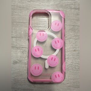Pink Smiley Phone Case